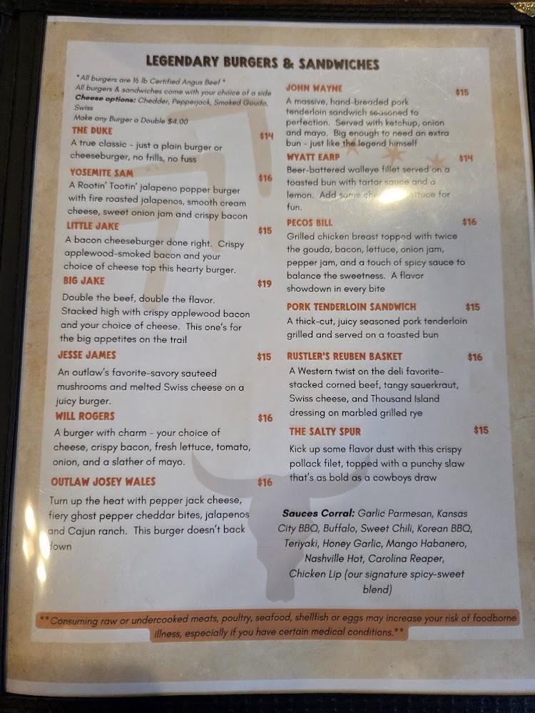 Dry Hollow Saloon & Grill Menu image 3