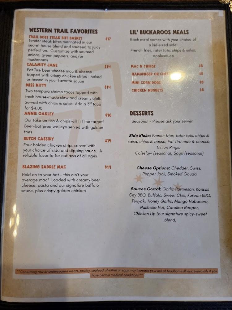 Dry Hollow Saloon & Grill Menu image 4